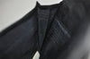 Authentic CHANEL Calf Skin Bicolore Vintage Coin Card Case Purse Black CC 2939K