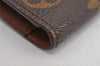 Authentic Louis Vuitton Monogram Pochette Pass Pole M60135 Trifold Wallet 2940J