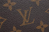 Authentic Louis Vuitton Monogram Pochette Pass Pole M60135 Trifold Wallet 2940J