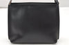 Authentic GUCCI Vintage Hand Bag Purse Leather Black 2941K