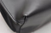 Authentic GUCCI Vintage Hand Bag Purse Leather Black 2941K