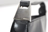 Authentic GUCCI Vintage Hand Bag Purse Leather Black 2941K