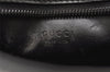 Authentic GUCCI Vintage Hand Bag Purse Leather Black 2941K