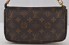 Authentic Louis Vuitton Monogram Pochette Accessoires Pouch M51980 LV 2942J