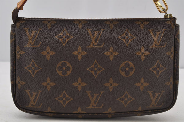Authentic Louis Vuitton Monogram Pochette Accessoires Pouch M51980 LV 2942J
