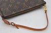 Authentic Louis Vuitton Monogram Pochette Accessoires Pouch M51980 LV 2942J