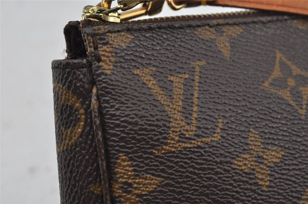 Authentic Louis Vuitton Monogram Pochette Accessoires Pouch M51980 LV 2942J