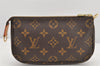Authentic Louis Vuitton Monogram Pochette Accessoires Pouch M51980 LV 2943K