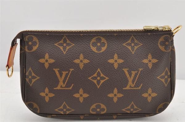 Authentic Louis Vuitton Monogram Pochette Accessoires Pouch M51980 LV 2943K