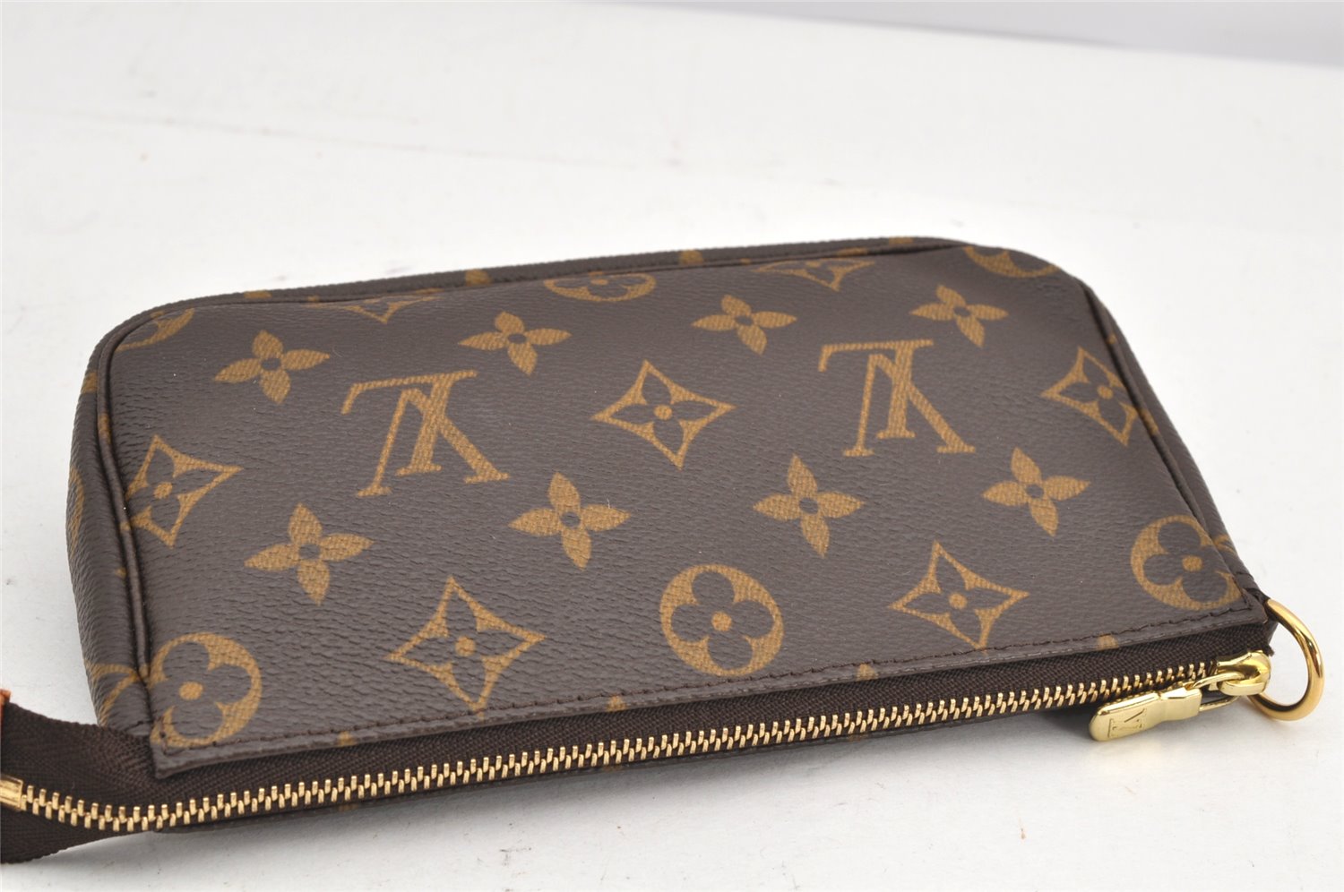 Authentic Louis Vuitton Monogram Pochette Accessoires Pouch M51980 LV 2943K