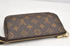 Authentic Louis Vuitton Monogram Pochette Accessoires Pouch M51980 LV 2943K