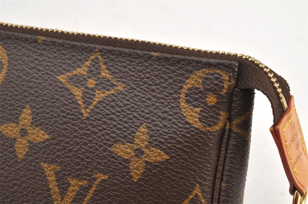 Authentic Louis Vuitton Monogram Pochette Accessoires Pouch M51980 LV 2943K