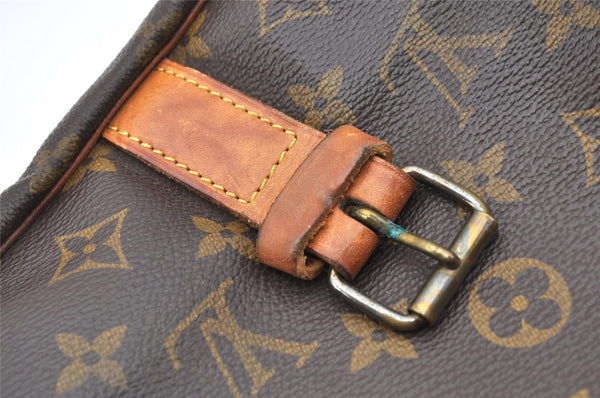 Authentic Louis Vuitton Monogram Saumur 35 Shoulder Cross Bag M42254 LV 2945I