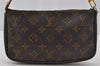 Authentic Louis Vuitton Monogram Pochette Accessoires Pouch M51980 Junk 2945J
