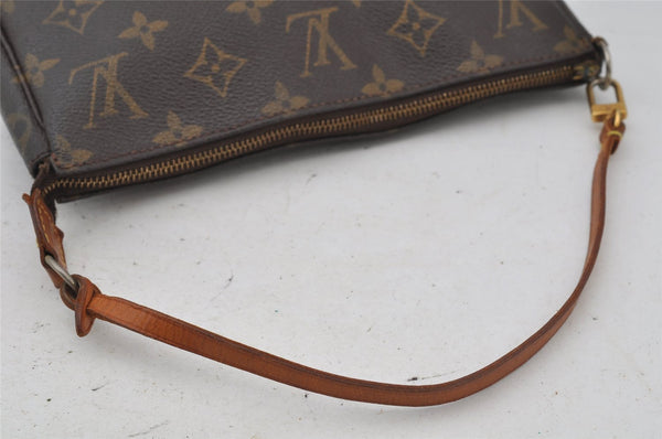 Authentic Louis Vuitton Monogram Pochette Accessoires Pouch M51980 Junk 2945J
