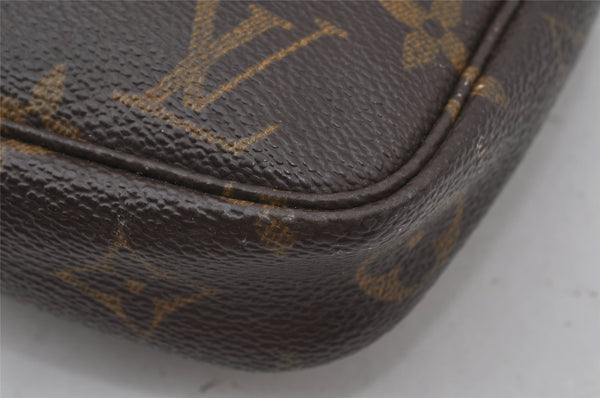 Authentic Louis Vuitton Monogram Pochette Accessoires Pouch M51980 Junk 2945J