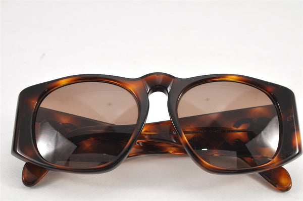 Auth CHANEL Matelasse Sunglasses Tortoise Shell CC 01450 Plastic Brown 2945K