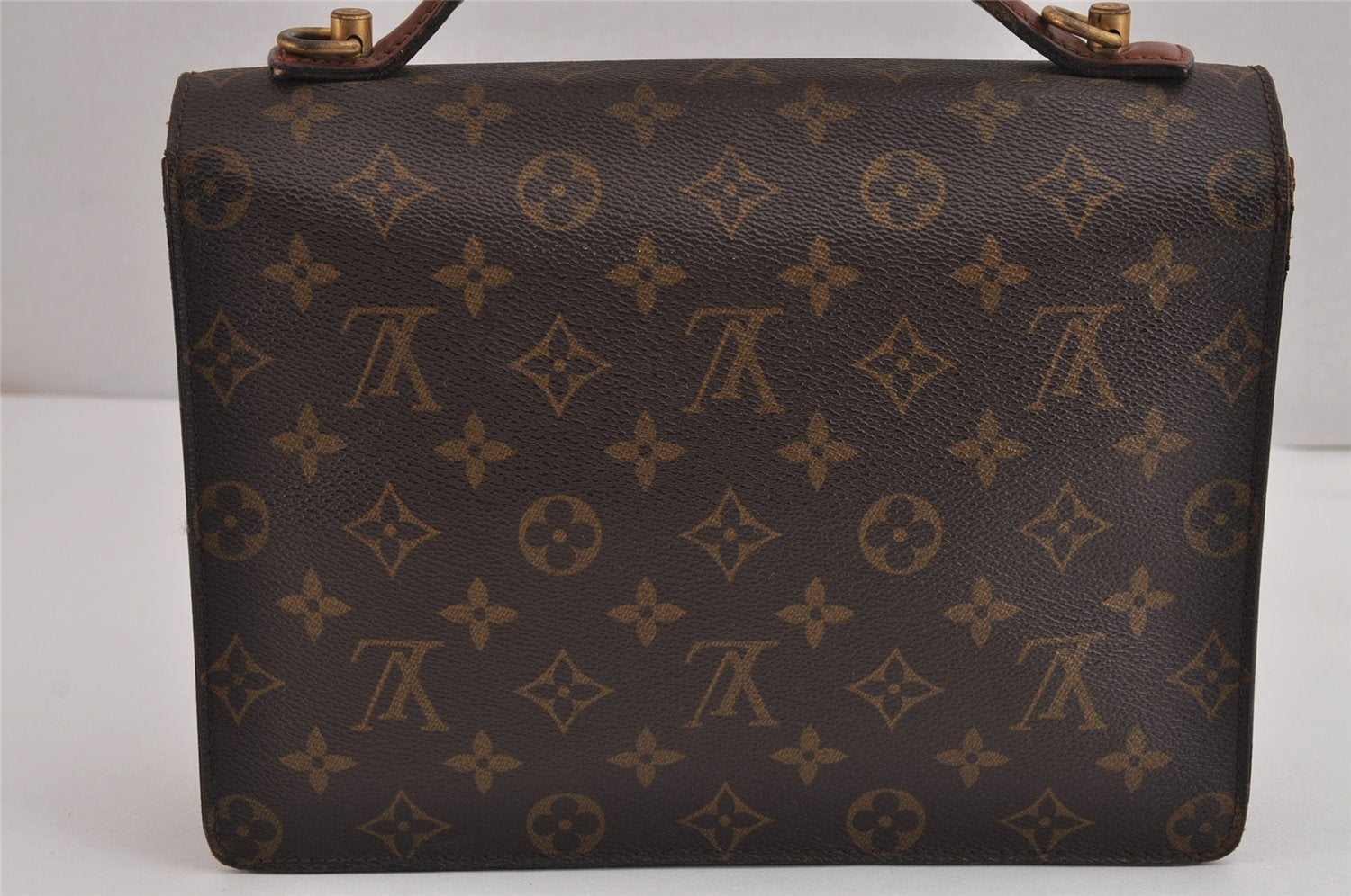 Authentic Louis Vuitton Monogram Monceau 2Way Shoulder Hand Bag M51187 LV 2946J