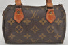 Authentic Louis Vuitton Monogram Mini Speedy Hand Bag Purse Old Model Junk 2946K