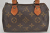 Authentic Louis Vuitton Monogram Mini Speedy Hand Bag Purse Old Model Junk 2946K