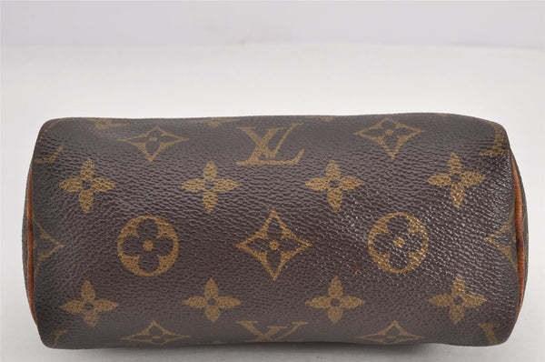 Authentic Louis Vuitton Monogram Mini Speedy Hand Bag Purse Old Model Junk 2946K