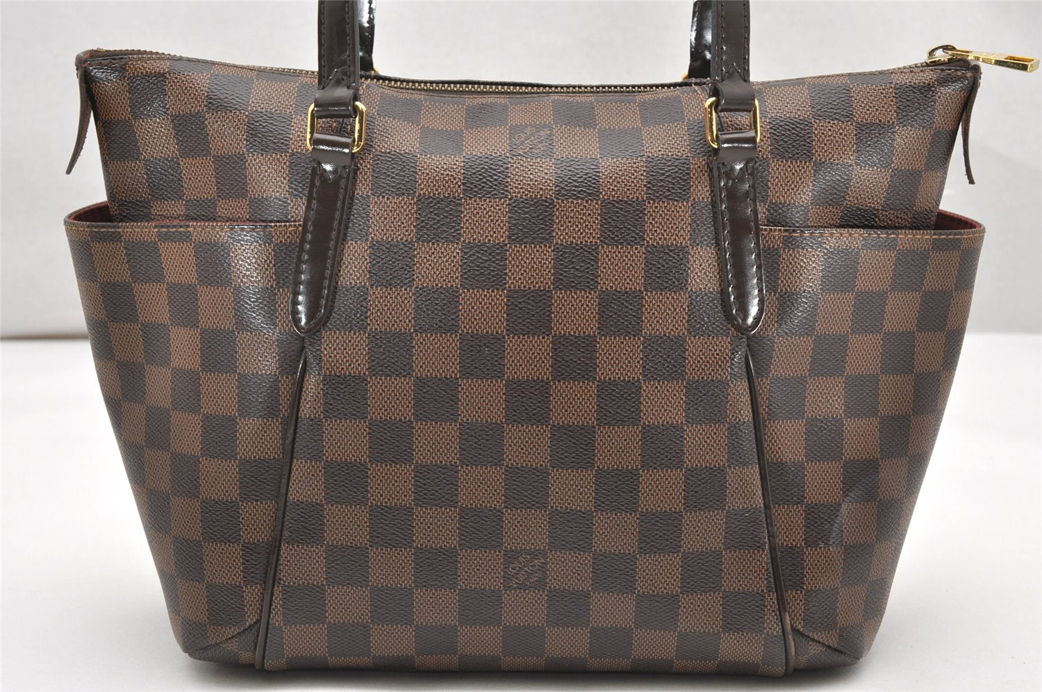 Authentic Louis Vuitton Damier Totally PM Shoulder Tote Bag N41282 LV 2947K