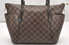 Authentic Louis Vuitton Damier Totally PM Shoulder Tote Bag N41282 LV 2947K