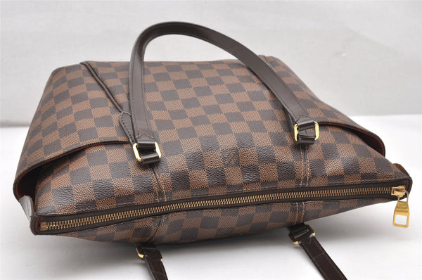 Authentic Louis Vuitton Damier Totally PM Shoulder Tote Bag N41282 LV 2947K