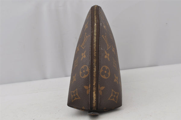 Auth Louis Vuitton Monogram Trousse Demi Ronde 23 Pouch M47520 Junk 2948J
