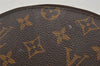 Auth Louis Vuitton Monogram Trousse Demi Ronde 23 Pouch M47520 Junk 2948J