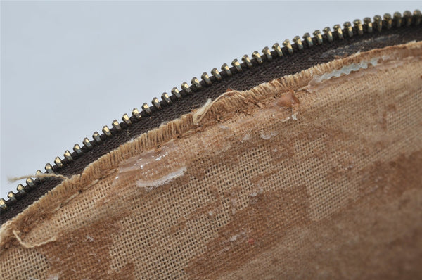 Auth Louis Vuitton Monogram Trousse Demi Ronde 23 Pouch M47520 Junk 2948J