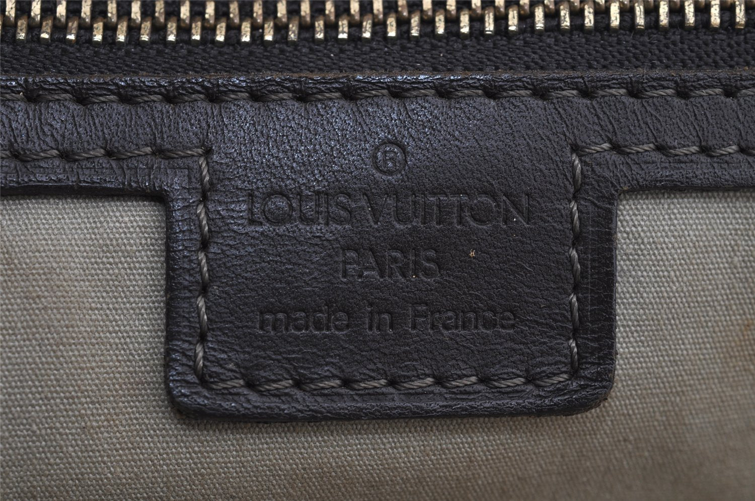 Auth Louis Vuitton Monogram Mini Josephine GM Hand Bag M92310 Khaki Beige 2949I