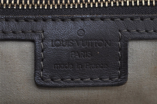 Auth Louis Vuitton Monogram Mini Josephine GM Hand Bag M92310 Khaki Beige 2949I