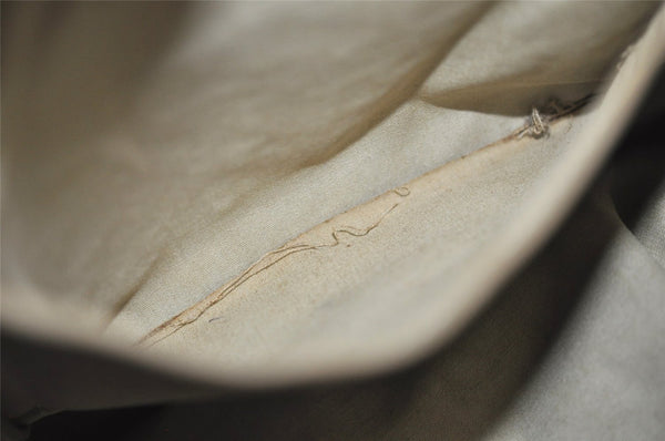 Auth Louis Vuitton Monogram Mini Josephine GM Hand Bag M92310 Khaki Beige 2949I