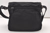 Authentic PRADA VELA SPORT Nylon Tessuto Leather Shoulder Bag BT0173 Black 2950J