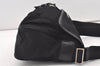 Authentic PRADA VELA SPORT Nylon Tessuto Leather Shoulder Bag BT0173 Black 2950J