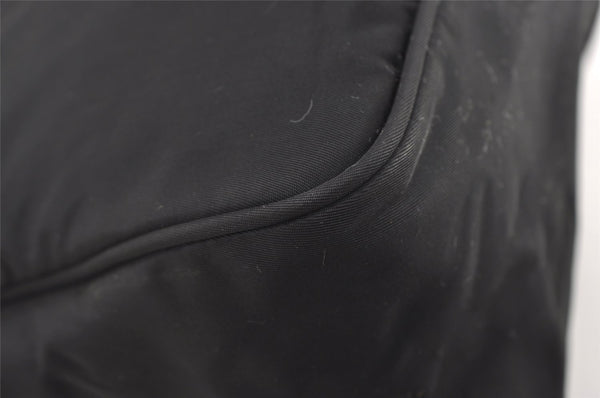 Authentic PRADA VELA SPORT Nylon Tessuto Leather Shoulder Bag BT0173 Black 2950J