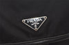 Authentic PRADA VELA SPORT Nylon Tessuto Leather Shoulder Bag BT0173 Black 2950J