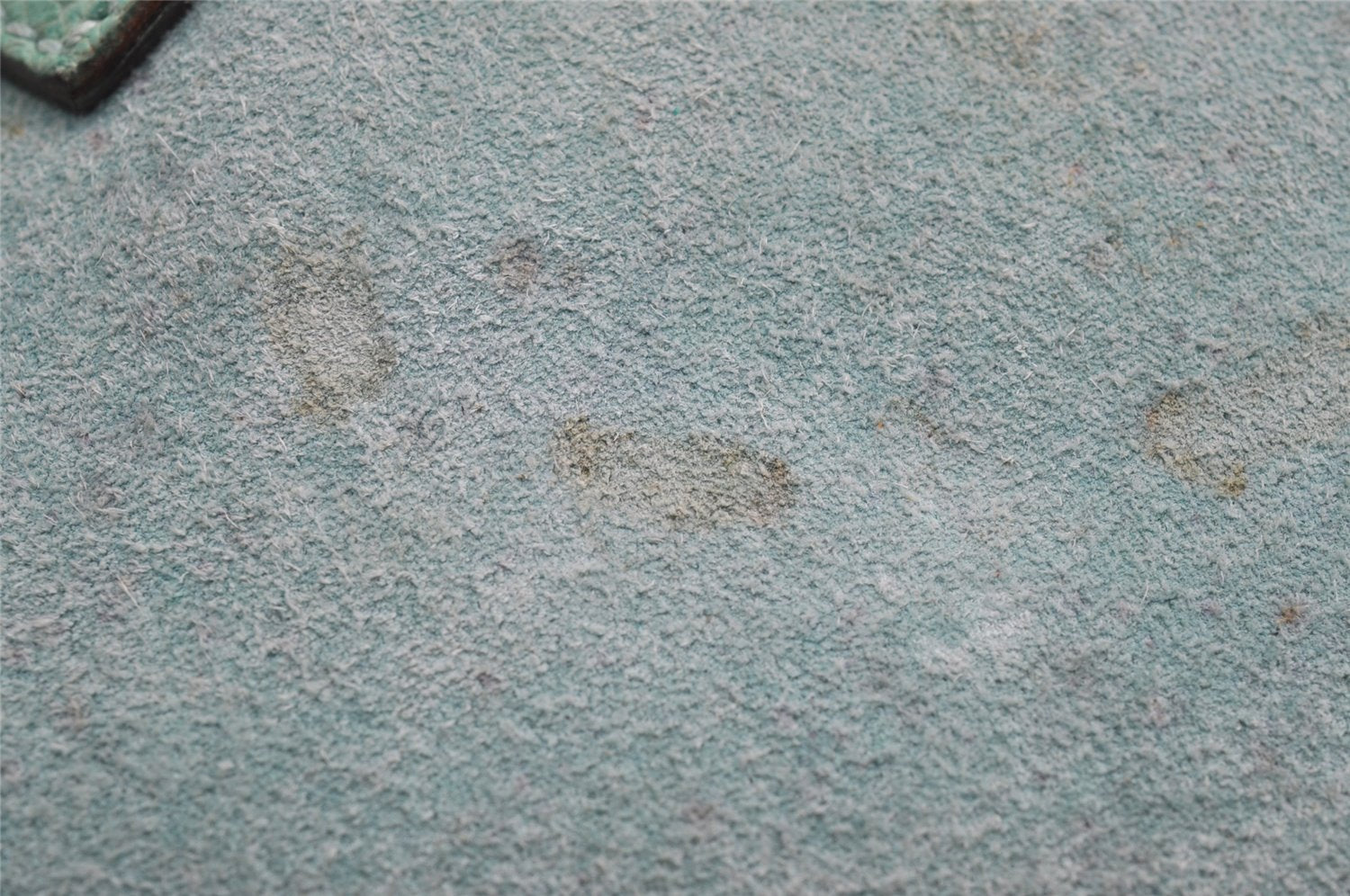 Authentic GUCCI Bamboo 2Way Shoulder Hand Bag Suede Leather Light Blue 2951J