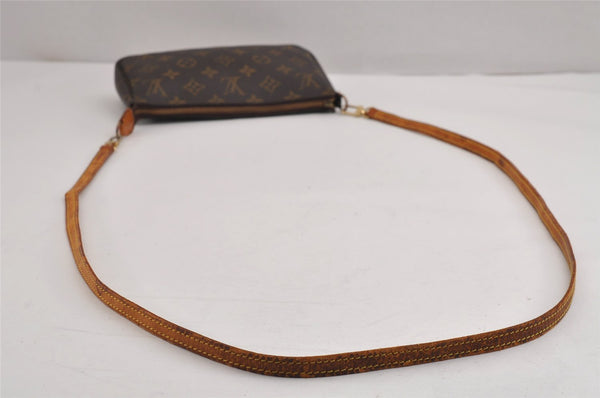 Authentic Louis Vuitton Monogram Pochette Accessoires Shoulder Pouch Junk 2952J