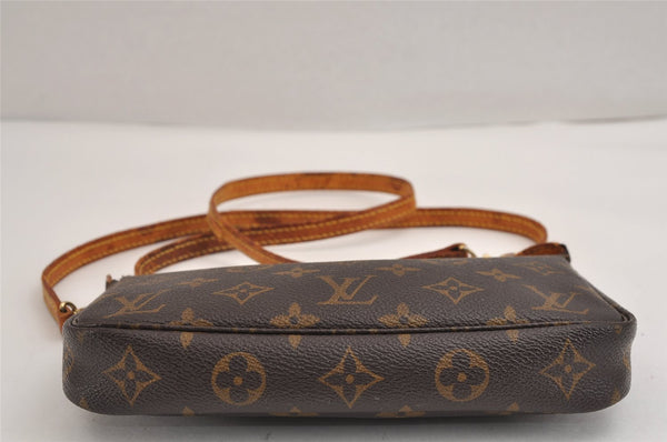 Authentic Louis Vuitton Monogram Pochette Accessoires Shoulder Pouch Junk 2952J