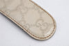 Auth GUCCI Guccissima Interlocking Belt GG Leather 80cm 31.5" 114876 White 2952K