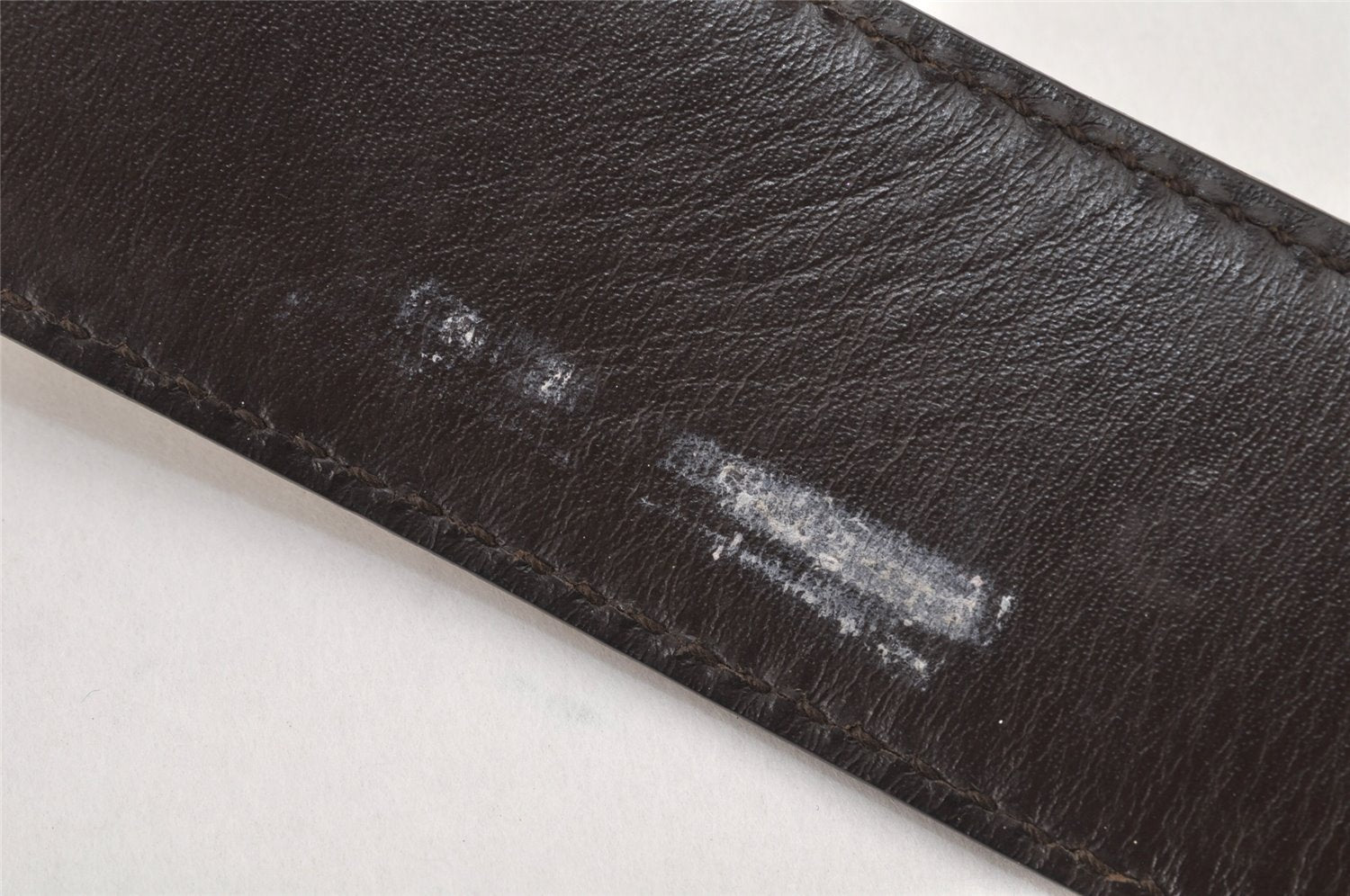 Auth GUCCI Guccissima Interlocking Belt GG Leather 80cm 31.5