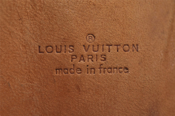 Authentic Louis Vuitton Monogram Sac Plat Hand Tote Bag Old Model LV 2953I