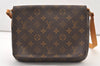 Authentic Louis Vuitton Monogram Musette Tango Shoulder Bag M51257 LV 2953J