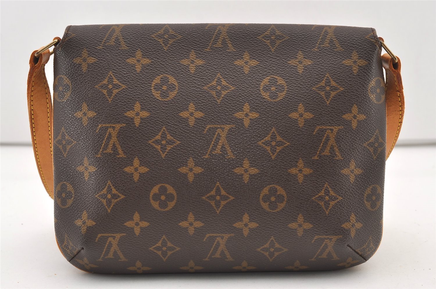 Authentic Louis Vuitton Monogram Musette Tango Shoulder Bag M51257 LV 2953J