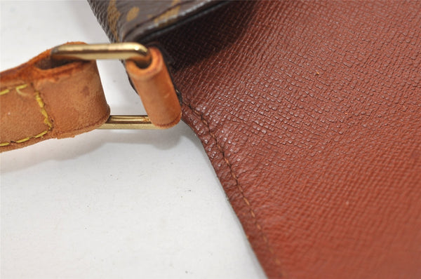 Authentic Louis Vuitton Monogram Musette Tango Shoulder Bag M51257 LV 2953J