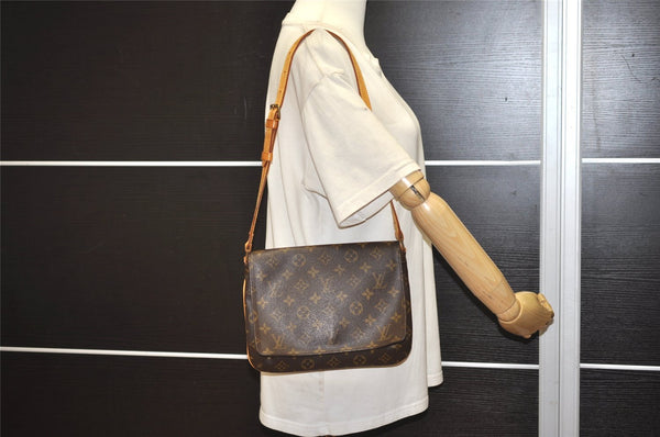 Authentic Louis Vuitton Monogram Musette Tango Shoulder Bag M51257 LV 2953J