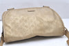 Authentic GUCCI GG Imprime Shoulder Cross Bag GG PVC Leather 201732 Gold 2953K