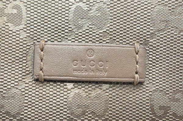 Authentic GUCCI GG Imprime Shoulder Cross Bag GG PVC Leather 201732 Gold 2953K